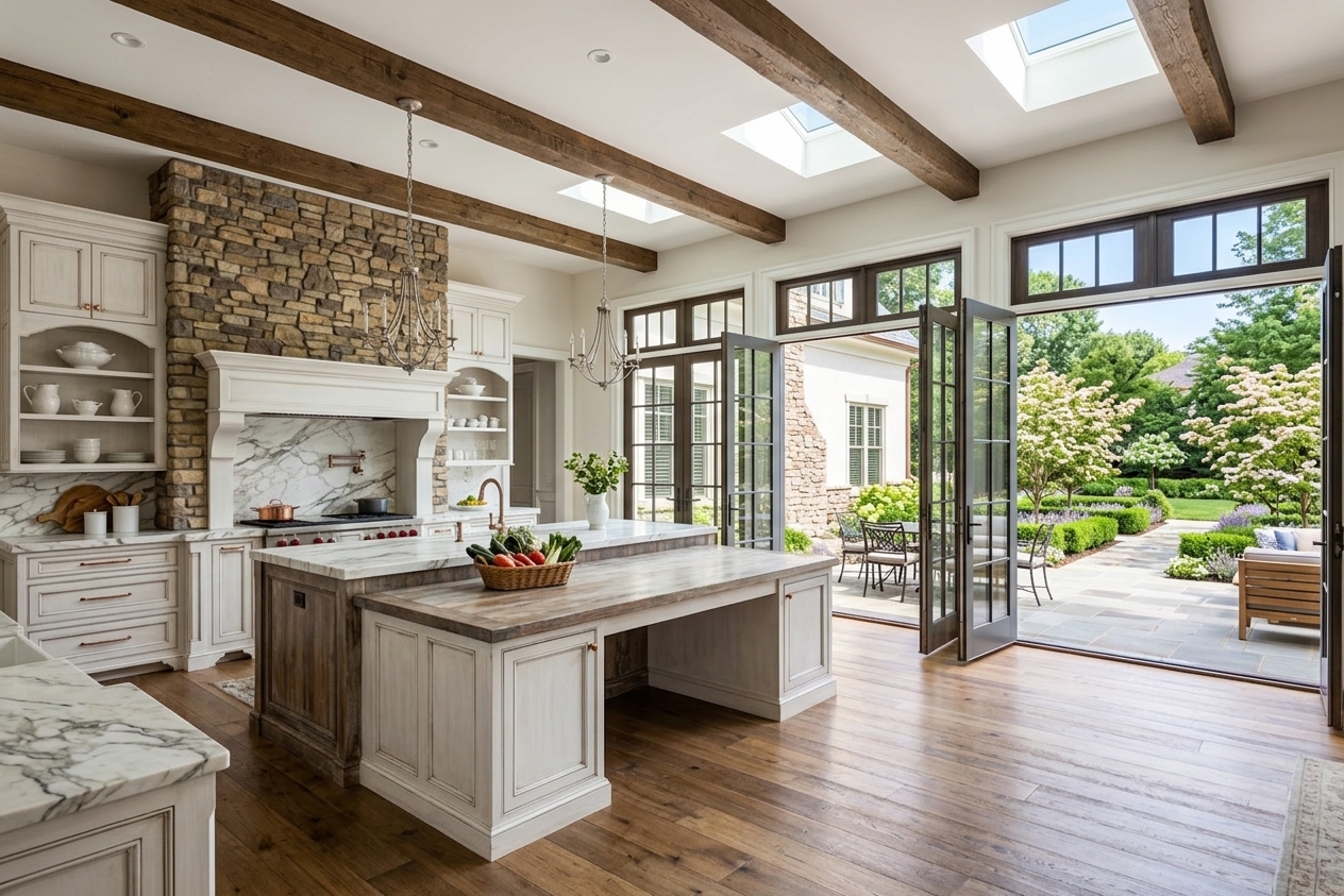Craftsman Home With a French Twist — featured interior view, Chevy Chase, MD