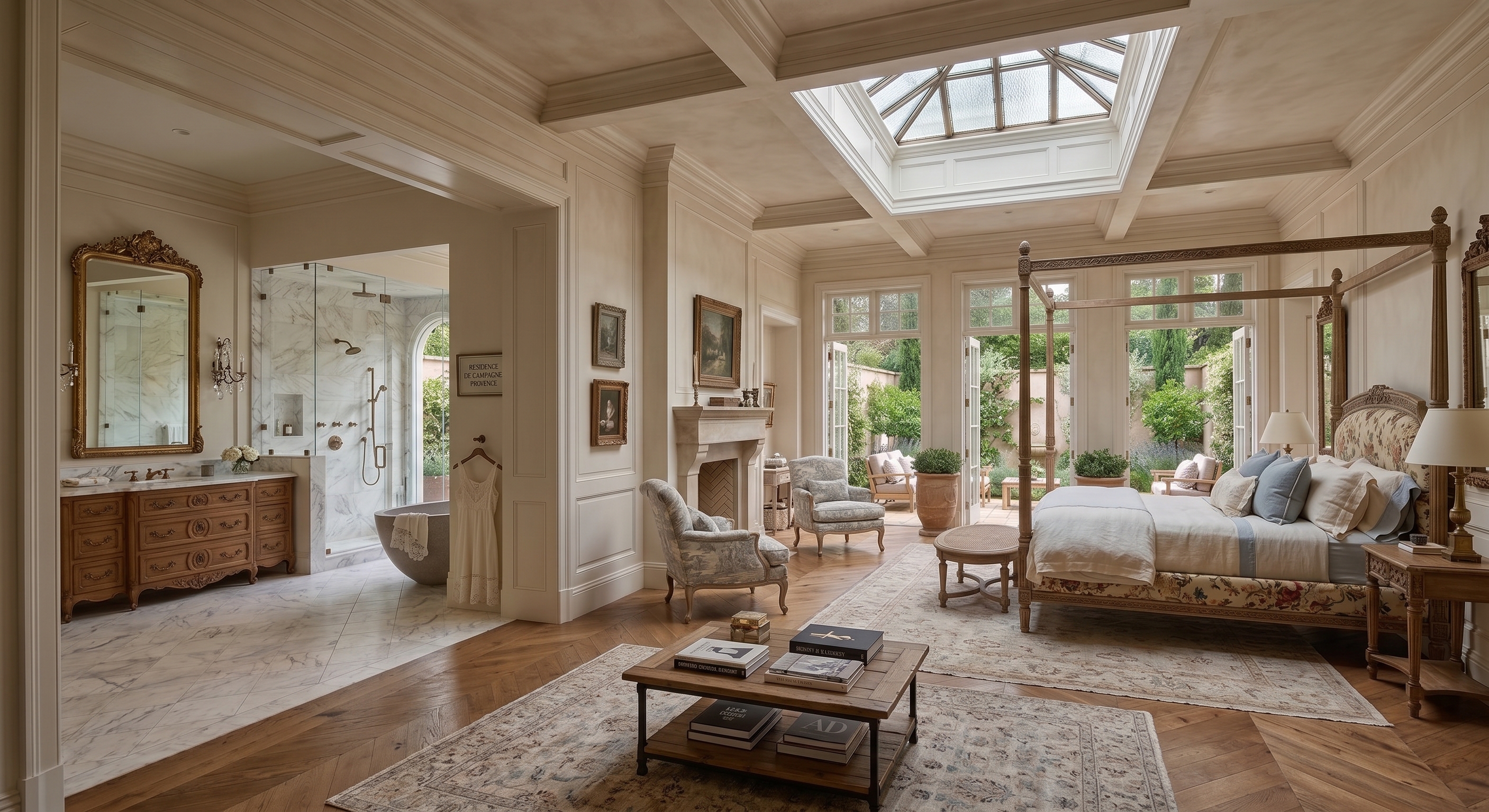 Country Refuge — living spaces, McLean, VA