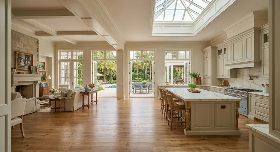 The Georgian Manor interior, Potomac, MD. Completed Trophy portfolio project, shown as design inspiration.