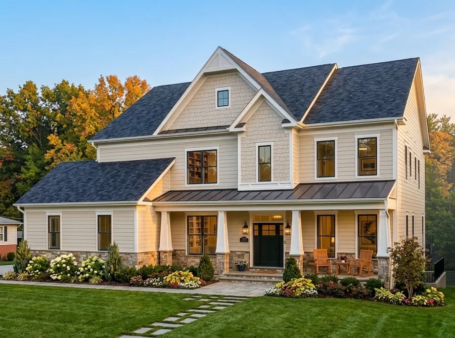 Newly finished Trophy Custom Home on a Northern Virginia lot